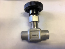 1/8" FNPT 316ss Shutoff Needle Valve  (6,000 Psi) Circle Seal S92TI-1PP