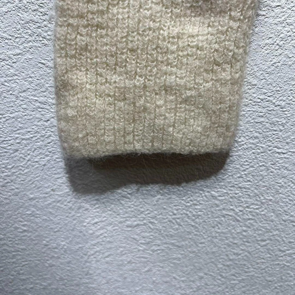 Yohji Yamamoto Pour Homme шерстяной дизайн мохеровый вязаный свитер - Изображение 4 из 4