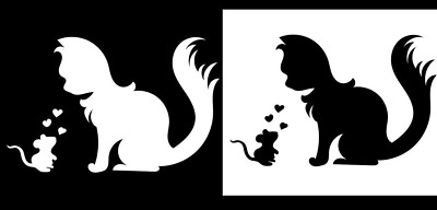 Cat & Mouse Love Cute Kitten Vinyl Decal Car Truck Tumbler Laptop Tablet Window