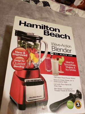 Hamilton Beach  Wave Action Blender NIB #53519W Unopened
