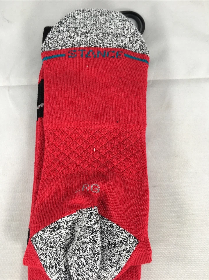 Houston Rockets Landmark Stance Socks NBA Large 9-12 New - Image 4 of 4