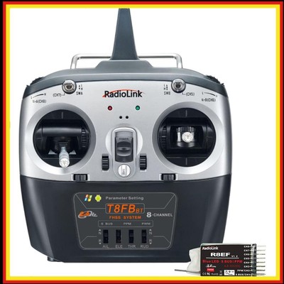2.4GHz Remote Controller Replacement 8 Channels RC Transmitter for RC Boat Car