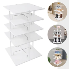 Multi-tier Shoe Storage Rack Rotating Shoes Shelf Organizer 5-Tier Shoe Rack