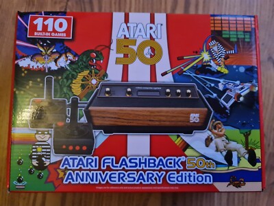 ATARI Flashback 50th Anniversary Edition 110 Spiele verpackt gebraucht getestet funktioniert 