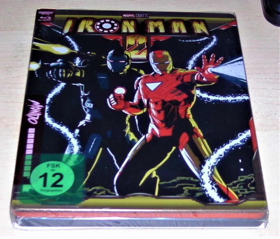 Iron Man 2 in 4K Limited Mondo Steelbook Blu Ray + Blu Ray New & Sealed - Image 3 of 4