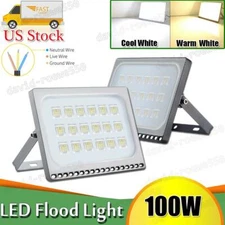 12000Lm 100W LED Garage Flood Light Security Lamp Ceiling Light Courtyards Bulb