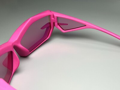 Givenchy Hot Pink Shield Sunglasses Authentic Givenchy Giv Cut Shield-Frame Acetate Sunglasses  main image 3