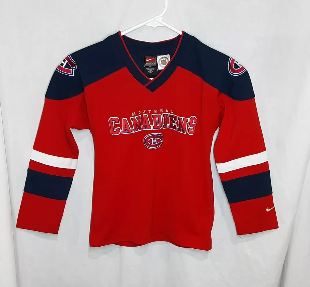 Nike Montreal Canadians Hockey Jersey NHL Youth Size 6x - NEW