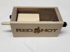 RED HOT -  PUSH PIN / PEG BUTTON TURKEY CALL WITH VARITONE- NWTF BOX SLATE GLASS