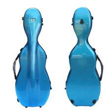 Custodia per violino misura 4/4 fibra di carbonio rigida scatola impermeabile blu forte durevole