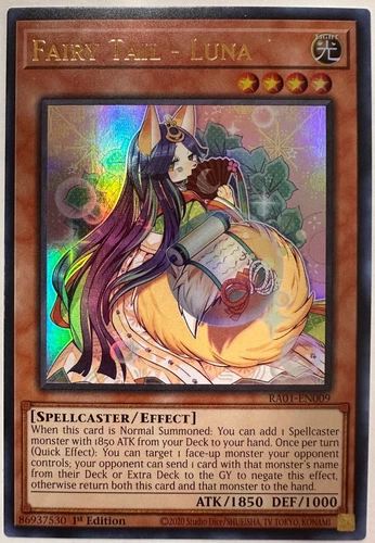 Yugioh! - Fairy Tail - Luna - RA01-EN009 - Ultra Rare - NM/M