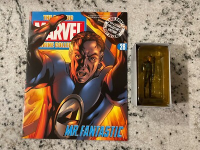 Mr. Fantastic # 28 Eaglemoss Lead Figure Magazine Classic Marvel Fig Collection