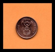 South Africa UNC Coin 5 Cents 2007 Copper 21mm 4.5gr KM#340 (Low Shipping)