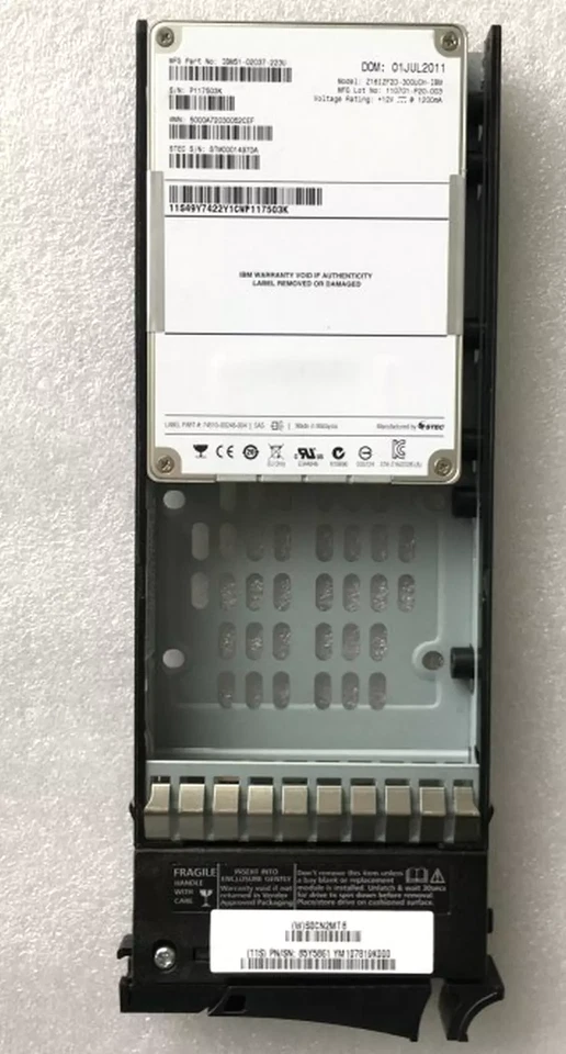 New IBM V7000 85y5861 00L4617 SAS/2.5 400GB SSD internal Solid State Drive - Image 3 of 3