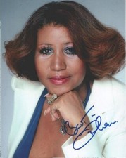 Aretha Franklin signed autograph 8x10 Photo 