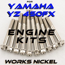 Works Nickel ENGINE Bolt Kit for Yamaha YZ250FX | Hardware you need for less!