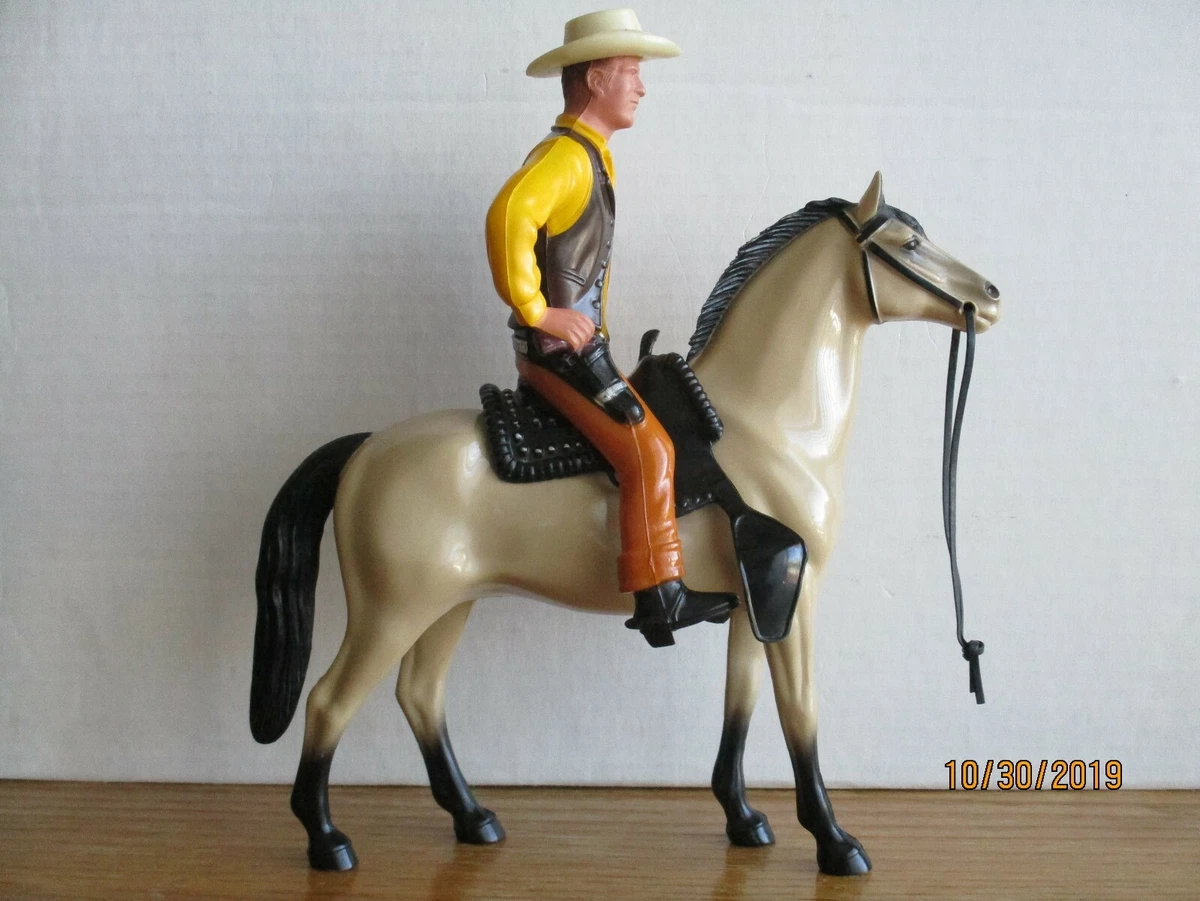 Figurine Cowboy Hartland Plastics 1950 – Série 900, Chemise Rouge, Vintage USA
