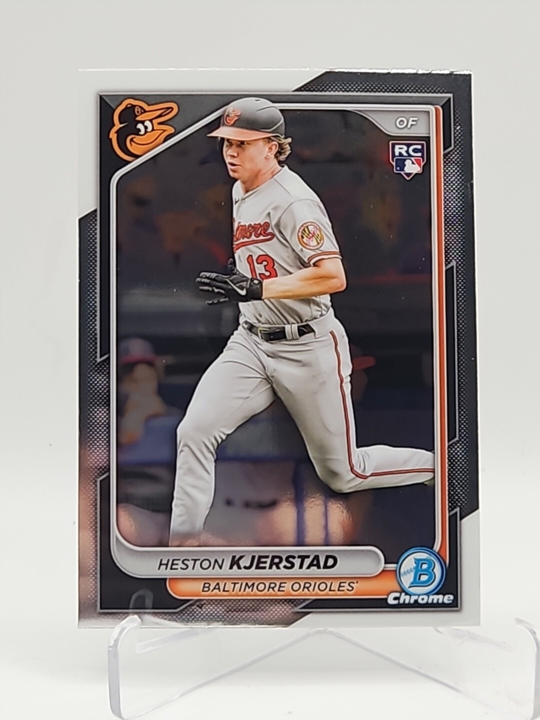 2024 Bowman Chrome Baseball #44 Heston Kjerstad RC Baltimore Orioles Rookie Card
