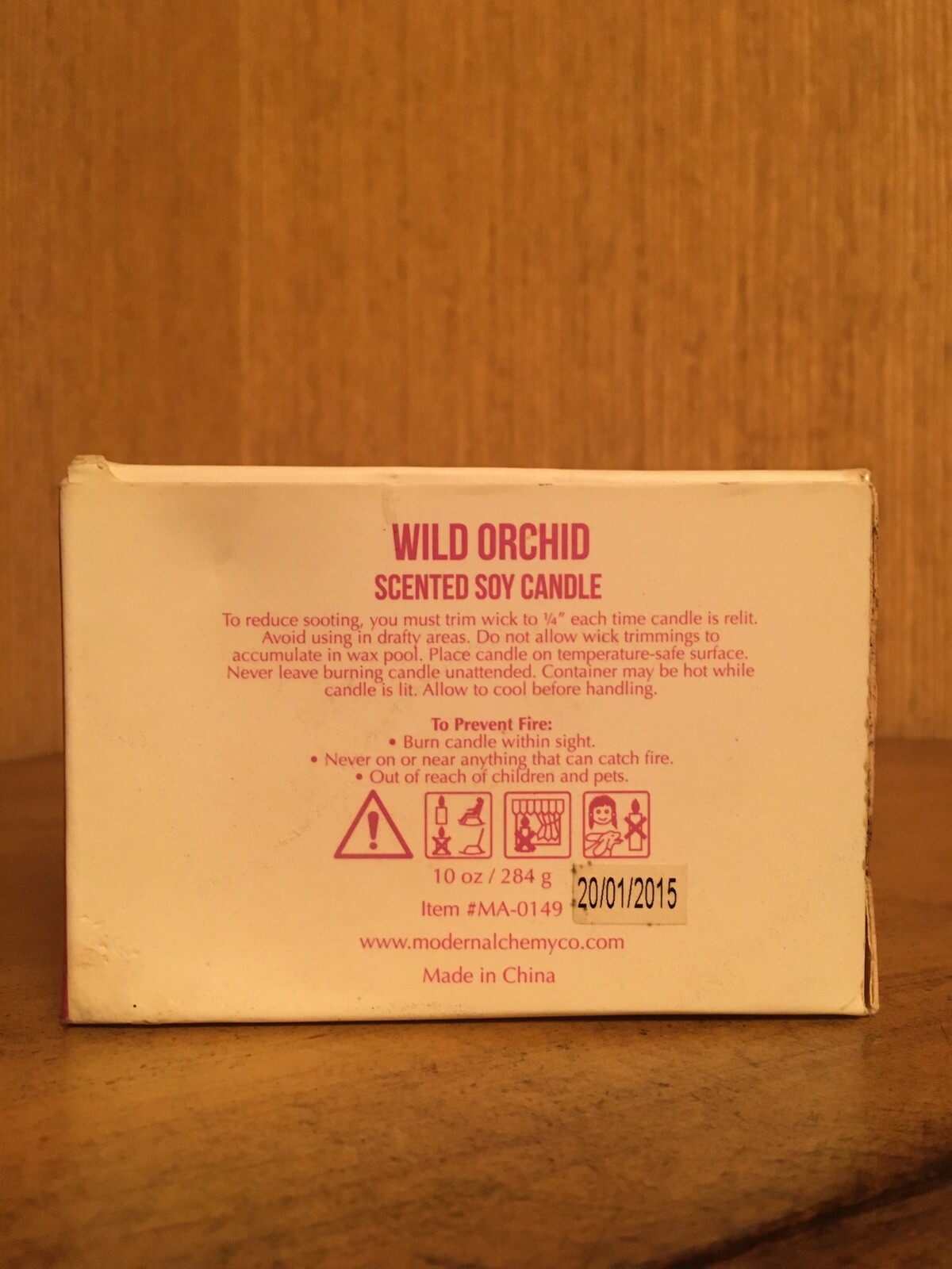 WILD ORCHID CANDLE MODERN ALCHEMY Bougie Parfumé eBay