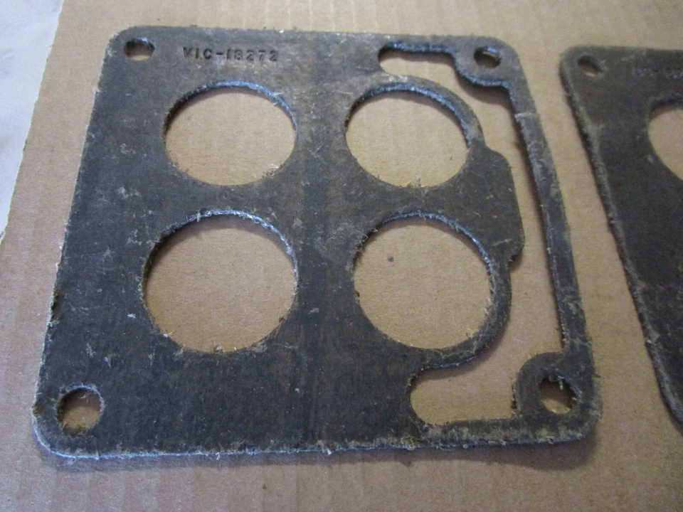 NOS Carburetor To Manifold Gaskets 1953 1954 Packard 8 Cavalier Caribbean 4 Bbl. - Image 2 of 4