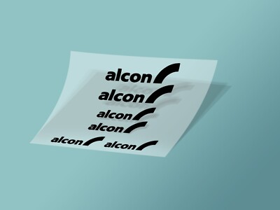 8pcs Alcon Defender Caliper Decal Stickers, Die-Cut Vinyl Decal Sticker