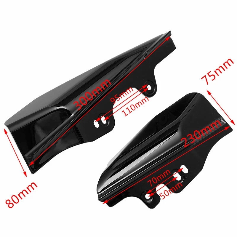 Mid-Frame Air Deflector Heat Shield fit for Harley Touring Road Glide 2001-2008 Foto 2 de 4