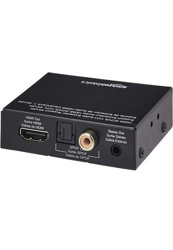 Amazon Basics Convertisseur Extracteur Audio, HDMI vers HDMI + Audio (SPDIF + RCA... - Photo 3/4