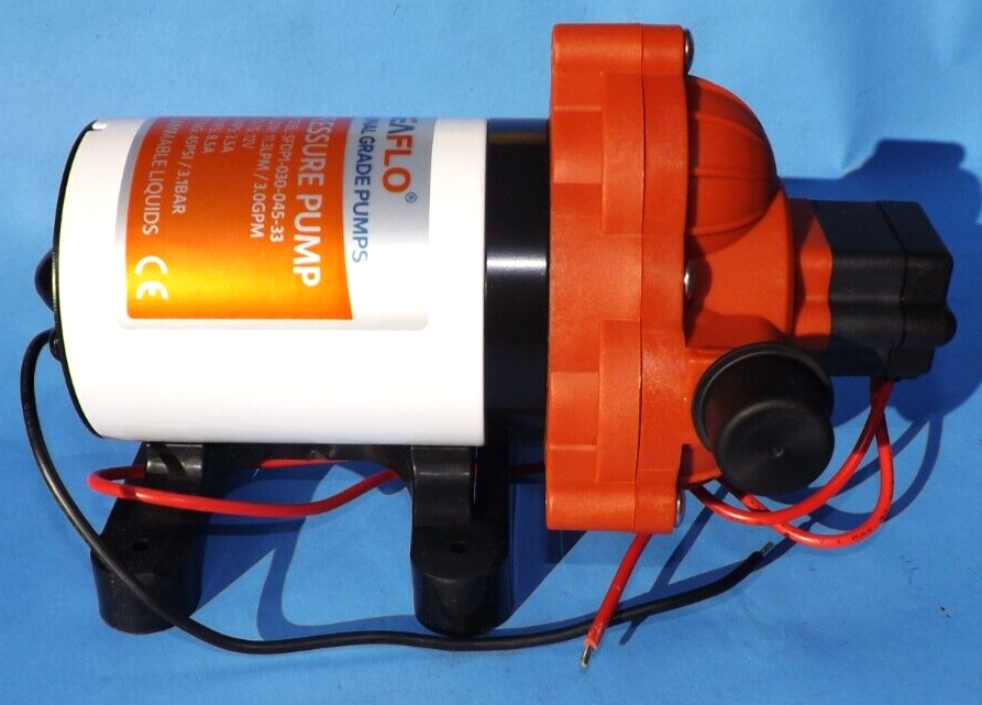 Seaflo Pompe à Membrane DC série 33 12V/24V 3.0GPM 45PSI (24 Volts