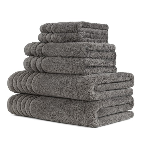 BW Luxe Home - 100% Soft Turkish Cotton 6 Piece Towel Set 2 Bath, 2 Hand, 2 Wash - Picture 32 of 41