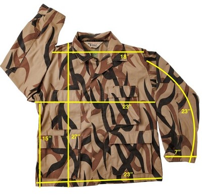 Brigade Quartermasters ASAT Tribal Camo BDU Jacket Medium Regular