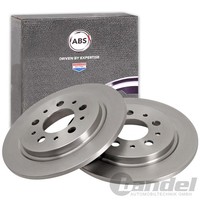 2X A.B.S. Bremsscheiben 265Mm Hinten Passend FüR Volvo 740 760 780 940 960 V90
