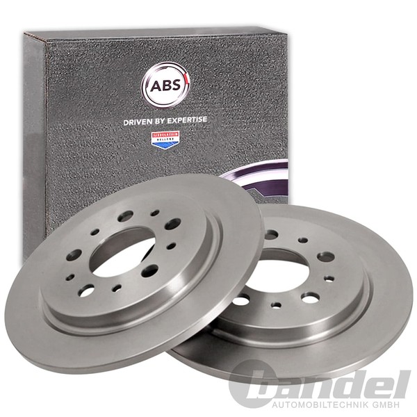 2X A.B.S. Bremsscheiben 265Mm Hinten Passend FüR Volvo 740 760 780 940 960 V90-image