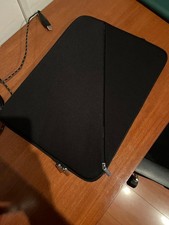 15.6 Inch Laptop Sleeve Shockproof Carrying Case Protective Bag for Notebook Bla