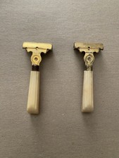 2 Schick Eversharp Deluxe Injector Razor Vintage Made In USA