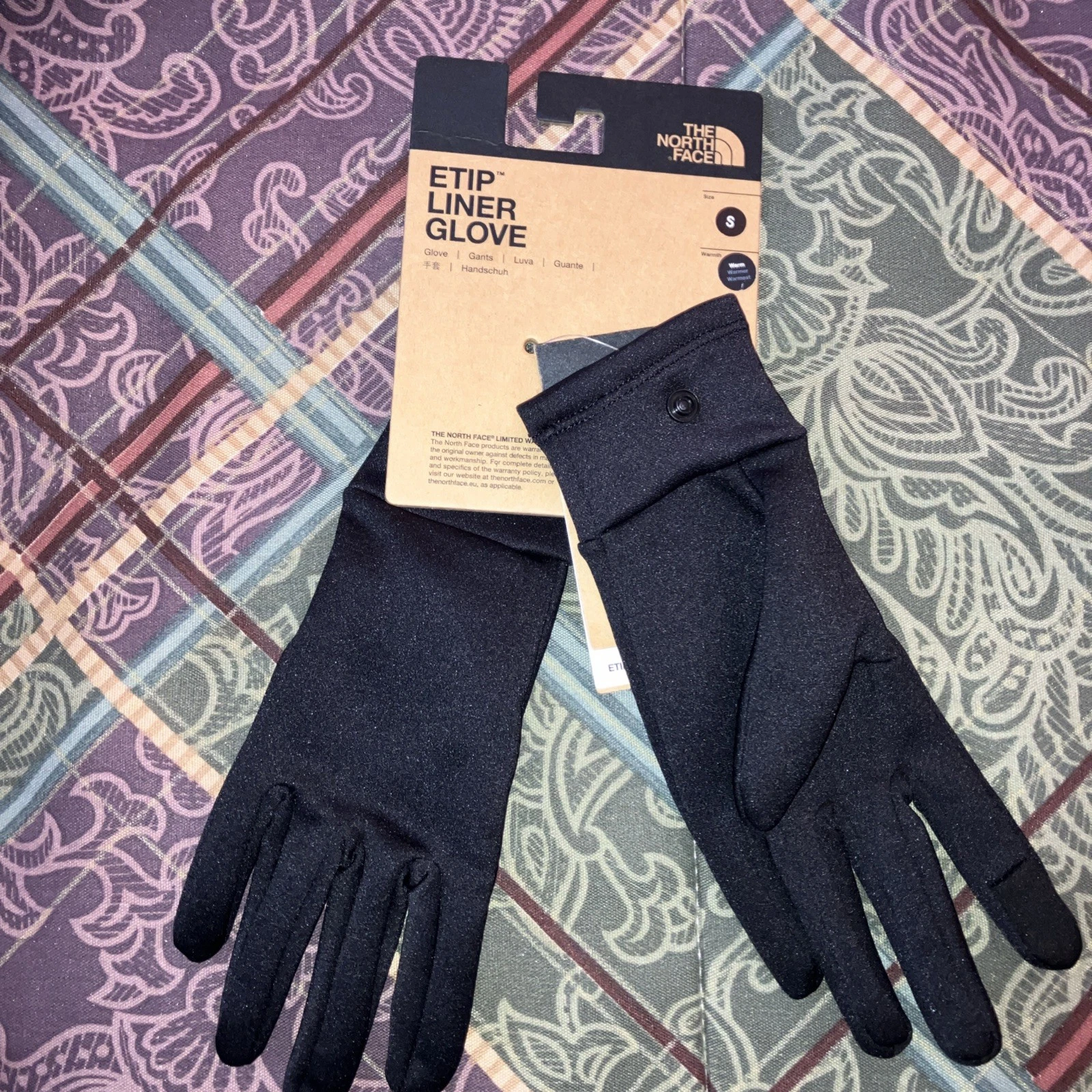 The North Face Etip Liner Glove, Black, S