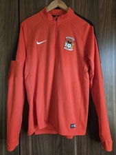 Coventry City 2015/2016 Training Mid Layer 1/4 Zip Sweatshirt Nike Size M