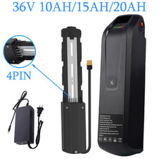 Hailong 36V Lithium Ebike Battery 10Ah/15Ah/20Ah Electric Bike Battery 0-1500W