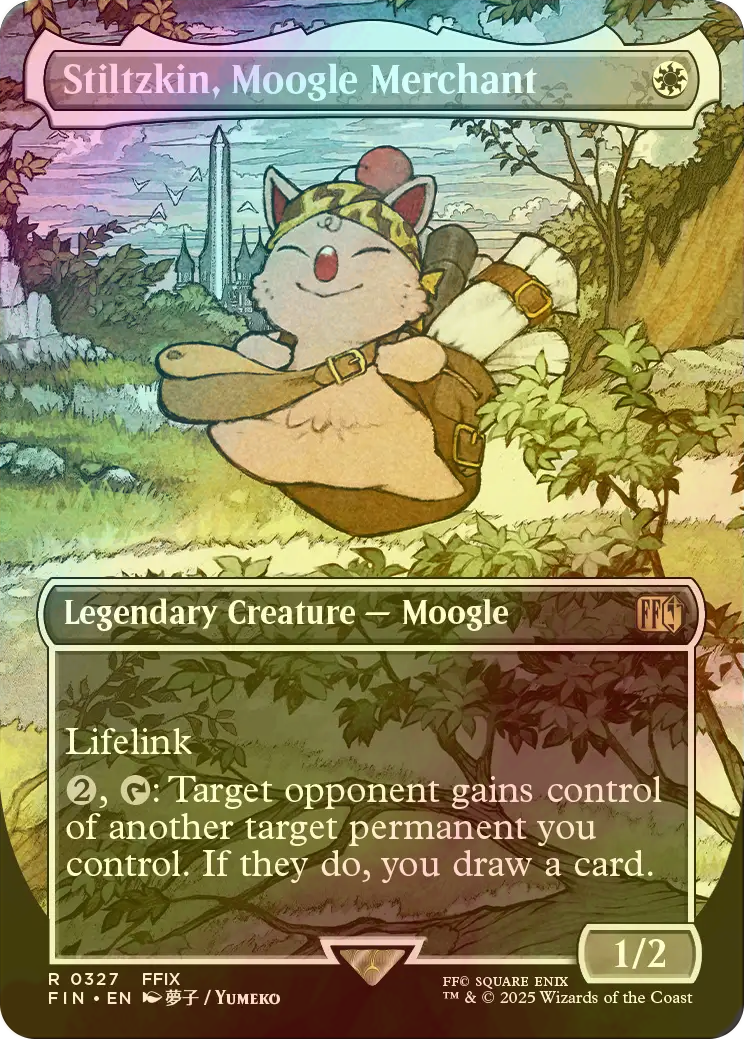 MTG FOIL Stiltzkin, Moogle Merchant (Full Art ) English | eBay