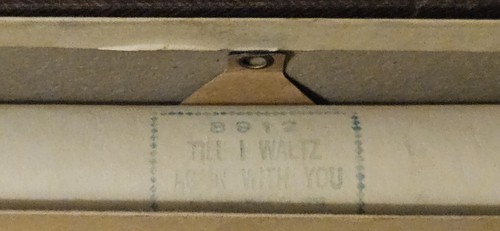 QRS player piano roll 8912 Til I Waltz With You Again suonato da J Lawrence Cook - Foto 3 di 3