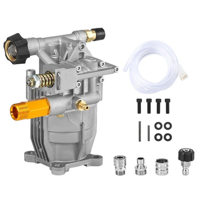 #ad Tool Daily 3 4quot; Shaft Horizontal Pressure Washer Pump Replacement Silver $84.66