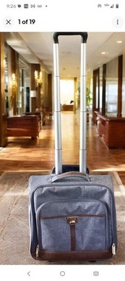 Chaps Underseat Roller Luggage Bag Carry On