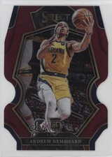 2022 Panini Select Premier Level Maroon Prizm Die-Cut /175 Andrew Nembhard 10tb