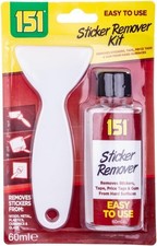 Sticky Label Sticker Remover Kit Scraper & Remover Liquid Tape Price Tags Gum