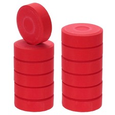 12 Pcs Washable Tempera, 2.3"x0.7" Large Tempera Paint Cakes, Red