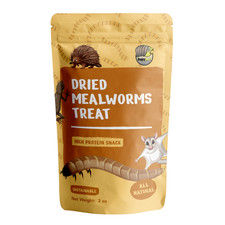 Dried Mealworms Treat High Protein Calcium Rich Treat 1.5oz