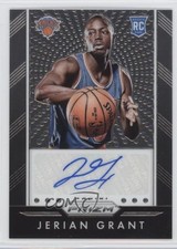 2015-16 Panini Prizm Auto Jerian Grant #P-JGR Auto 0o9