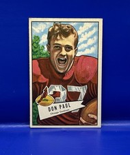 1952 Bowman Large #103 Don Paul VG - VG/EX Chicago CARDINALS