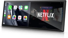 LAMTTO 10.25" Wireless CarPlay Screen Netflix YouTube Backup Cam - NIB