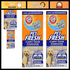 Pet Fresh Carpet Odor Eliminator with Oxi Clean - 18 oz, Pack of 2, Dirt Fighter