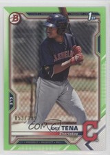 2021 Bowman Prospects Neon Green Border 53/399 Jose Tena #BP-128 yf0